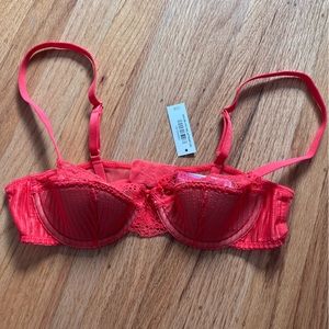 Adore Me Red Lacy Bra Size 32B